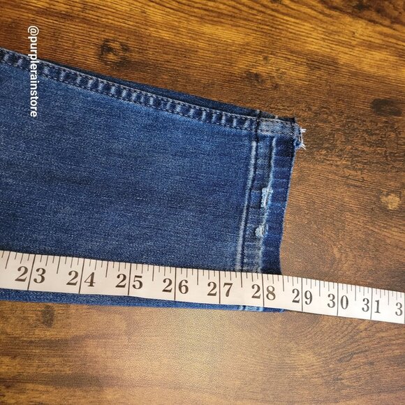 Madewell Jeans 28 Skinny 10" High Rise Rosecliff H6319 Tummy Control Raw Hem - Picture 10 of 12